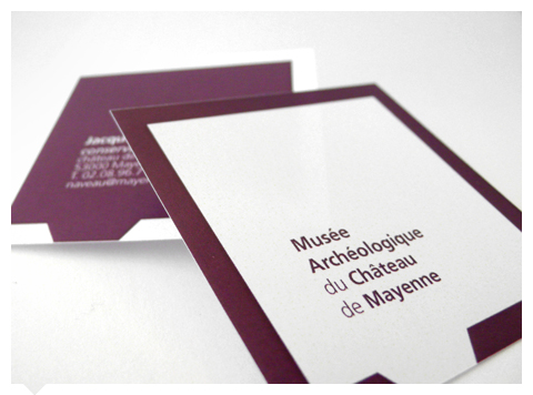 Identité visuelle :: Musée Archéologique du Château de Mayenne :: 02-mayenne-lagraph.jpg