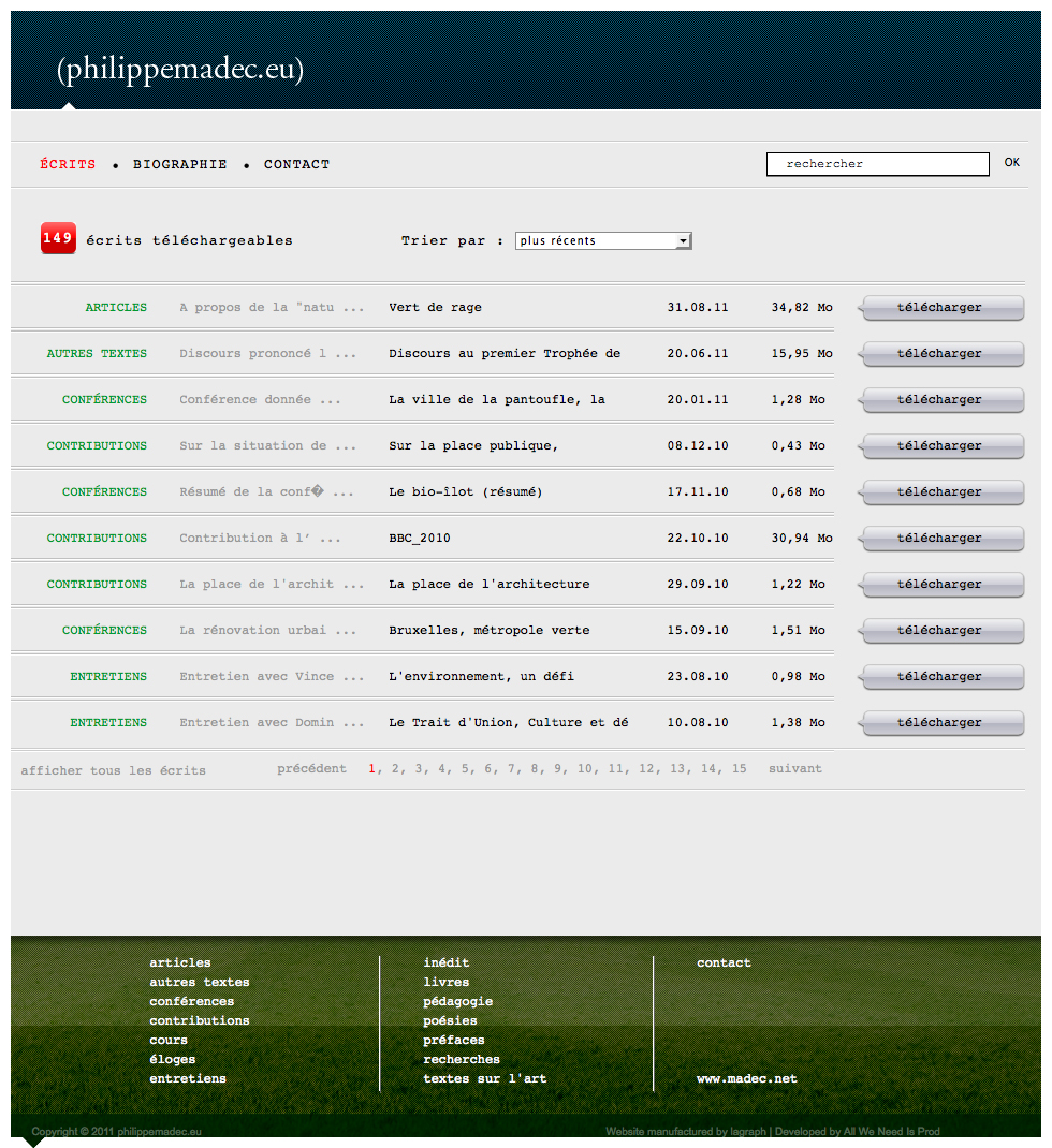 Site Internet :: (philippemadec.eu) :: pm-eu1.jpg