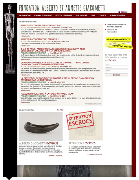 Site Internet :: Fondation Alberto et Annette Giacometti :: giaco1.jpg